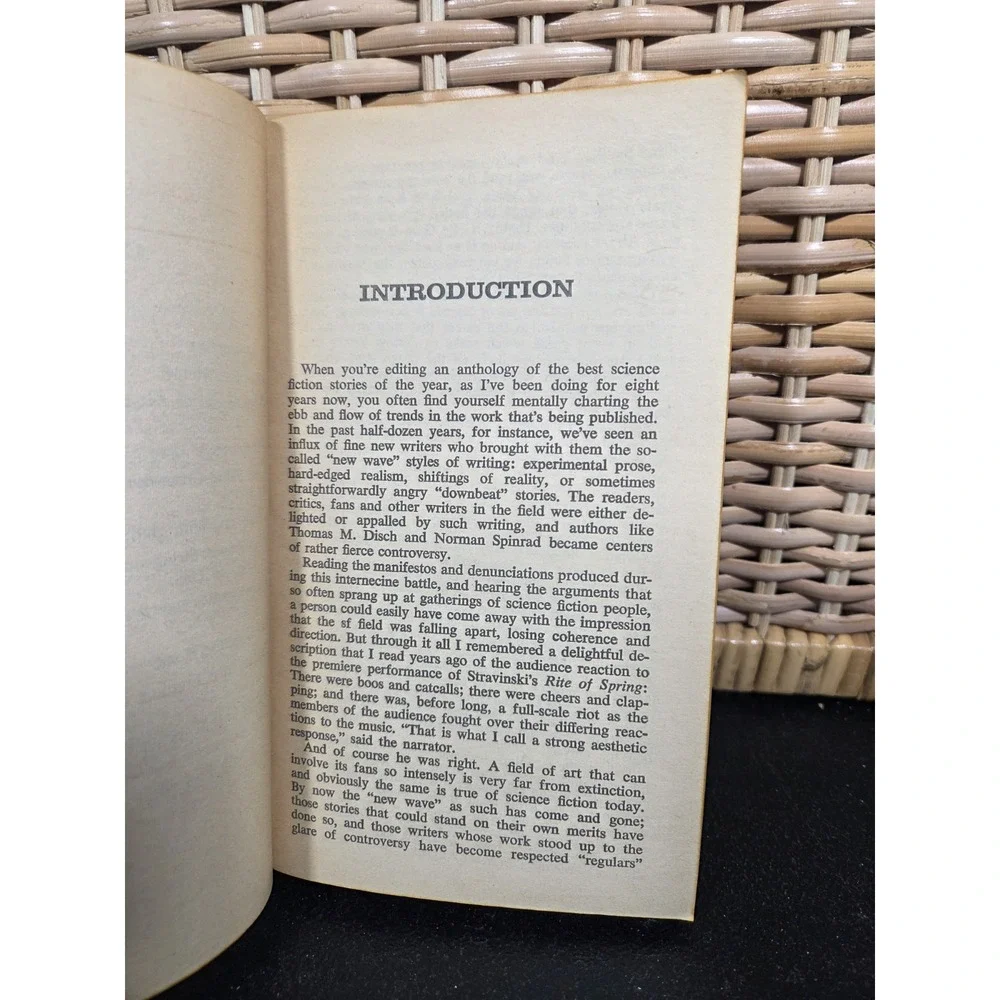 THE BEST SCIENCE FICTION OF THE YEAR #1 - EDITED BY TERRY CARR - VINTAGE 1972‎